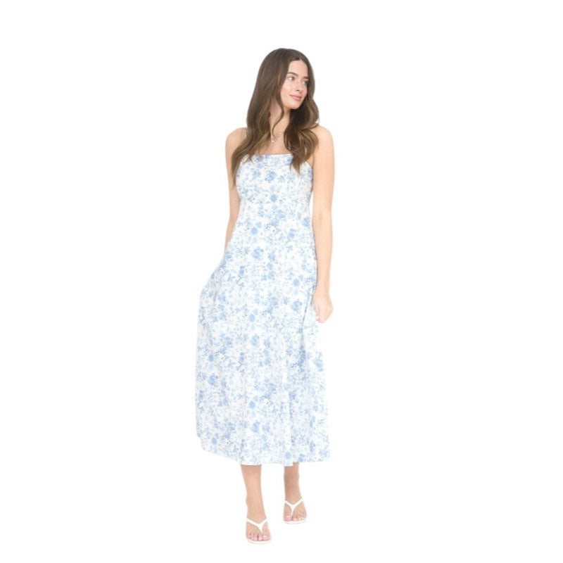 blu pepper green floral dress Blu Pepper Green Floral Dress L (12-14)