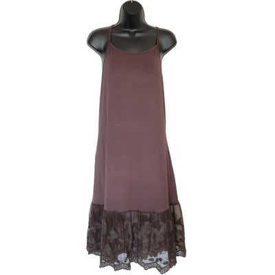 Stop and Smell the Roses Taupe Beige Lace Dress Extender