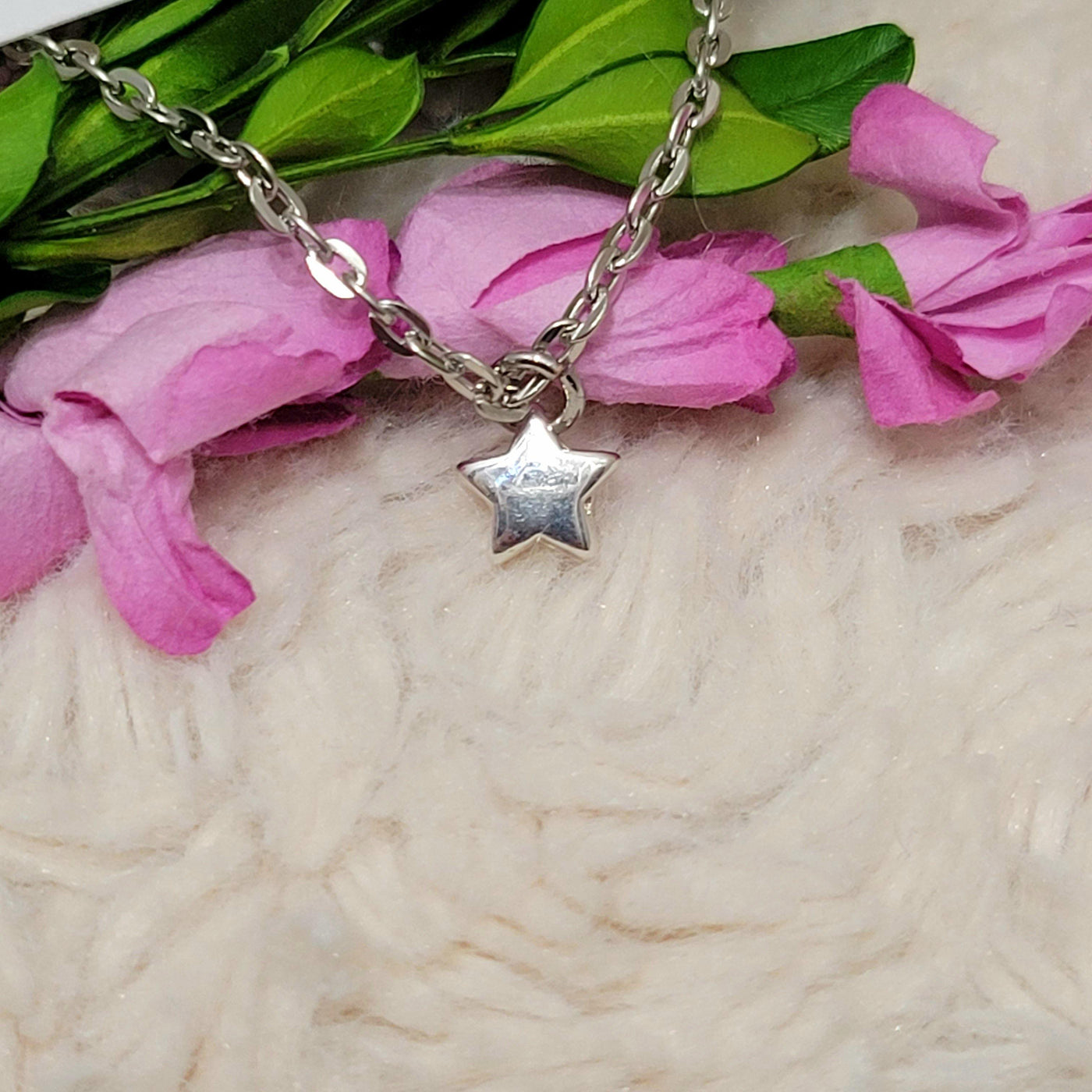 Mini Silver Star Necklace - Accessories - dalia + jade 