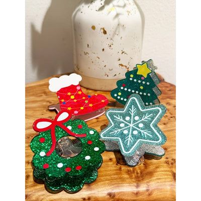 Premium Quality Christmas Theme Hair Claw Clip