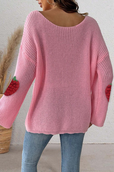 Strawberry Knit Sweater SP25Y195W