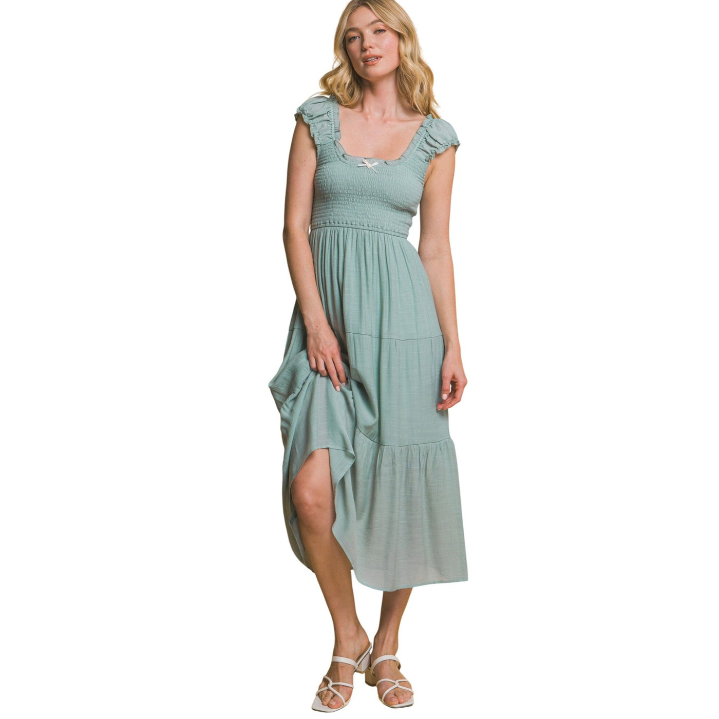 love tree maxi dress Love tree maxi dress ivory size S
