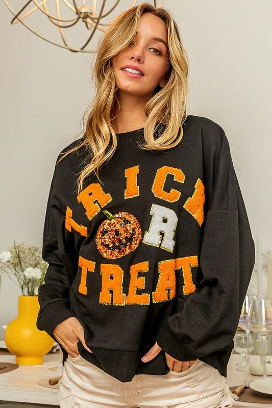 Bibi Halloween Trick Or Treat Sweatshirt IP8321G