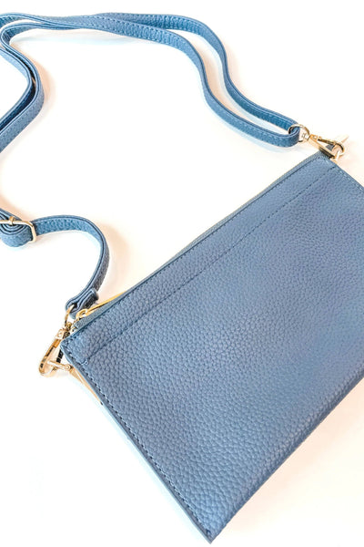 Abby 3-in-1 Crossbody Handbag in French Blue (23678323) - by Wink & a Nod)