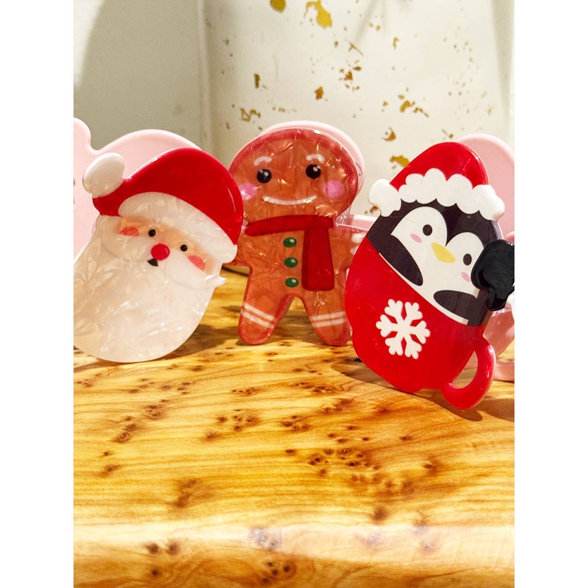 Premium Quality Christmas Theme Hair Claw Clip