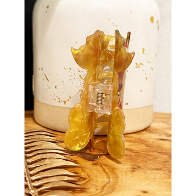 Glittered Chrstmas Premium Quality Hair Claw Clip