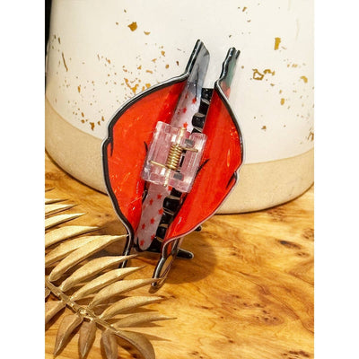 Glittered Chrstmas Premium Quality Hair Claw Clip