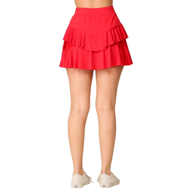 Timing Royal Blue Tennis Babe Ruffled Game Day Skort MP2253