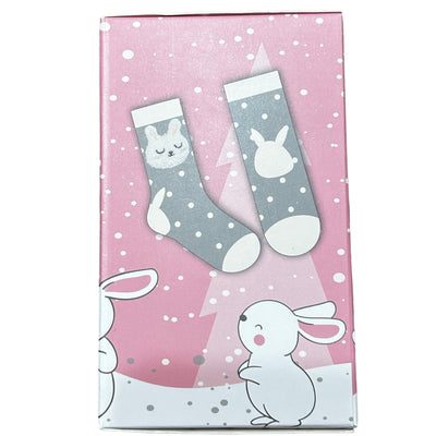 MinxNY Lavender Infused Bunny Socks in Gift Box