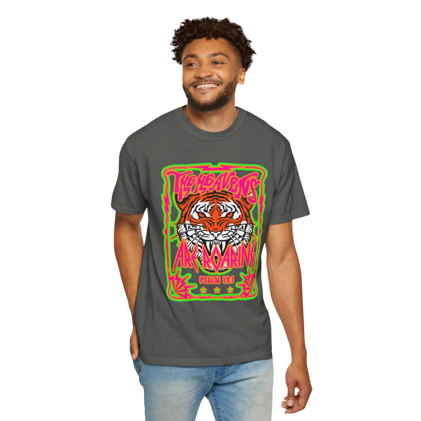 One Sided - The Heavens are Roaring Tiger Graphic Short Sleeve T-Shirt *MANY COLORS