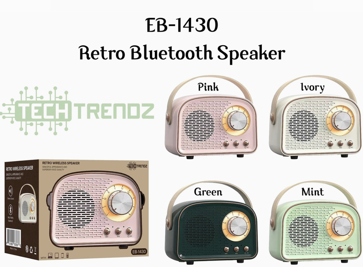 Tech Trendz - Retro Bluetooth Wireless Speaker 1430