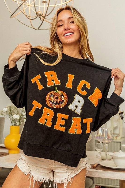 Bibi Halloween Trick Or Treat Sweatshirt IP8321G