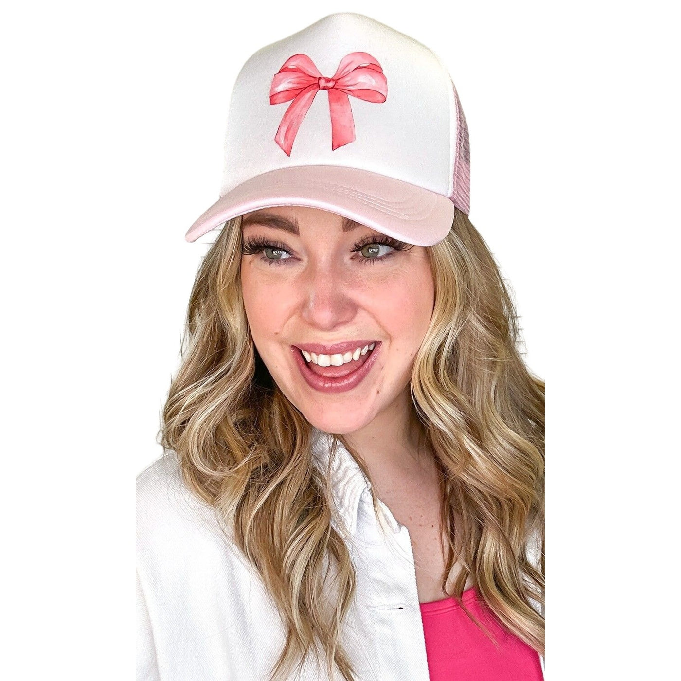 Pink Bow Trucker Hat PBTRKHAT