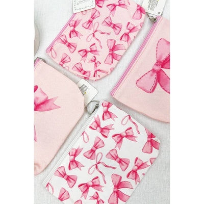 Bow Design Printed Coin Purse