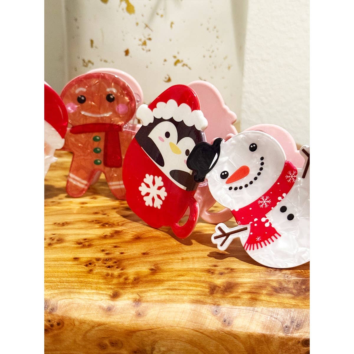 Premium Quality Christmas Theme Hair Claw Clip