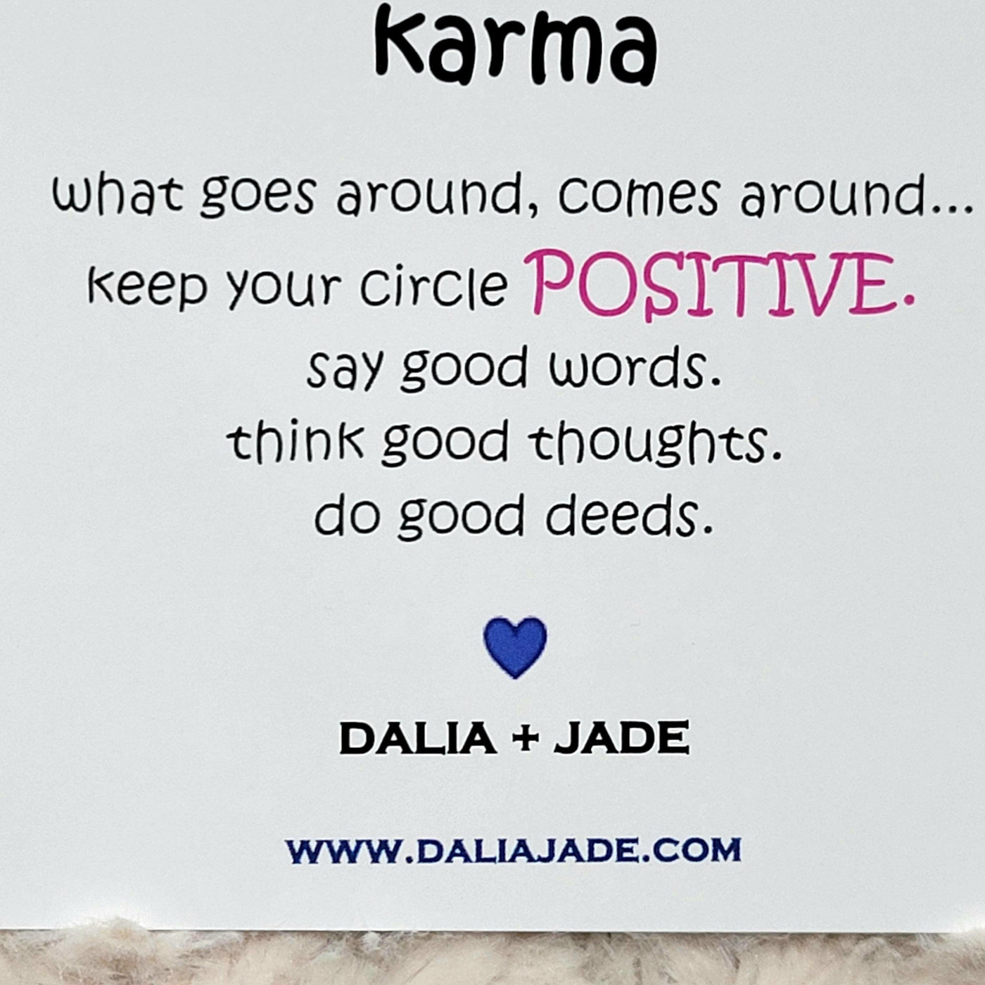 Karma - Circle Necklace - Yoga Gift Idea - Accessories - dalia + jade 