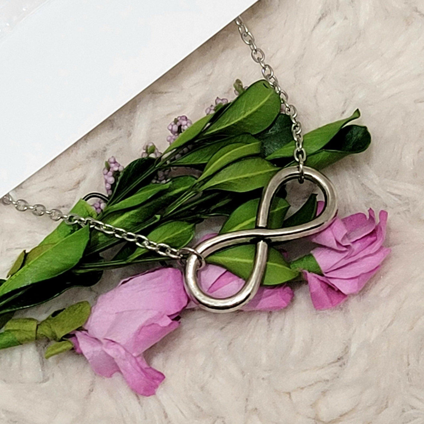 Silver Infinity Necklace - Accessories - dalia + jade 