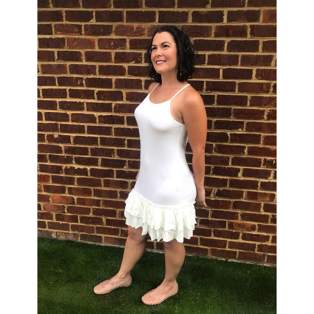 Double Ruffle Layered Dress Extender – dalia jade