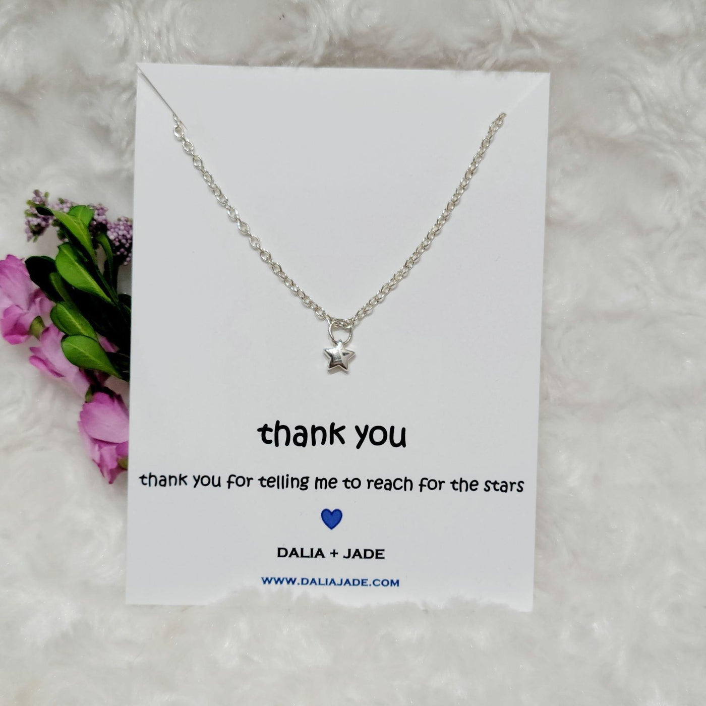 Thank You For Telling Me to Reach For The Stars - Mini Star Necklace - Accessories - dalia + jade 