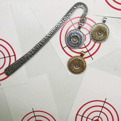 12 Gauge Shotgun Bookmark - Unique Gift Idea - Accessories - dalia + jade 