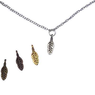 Small Feather Necklace - Accessories - dalia + jade 