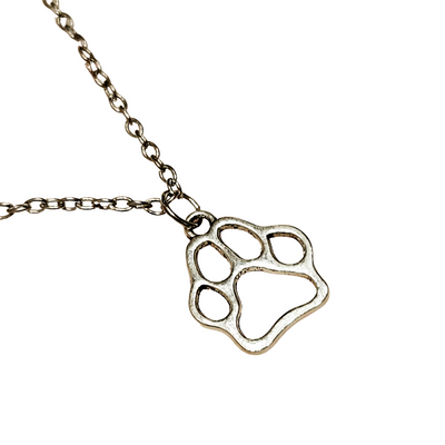 Silver Paw Necklace - Accessories - dalia + jade 