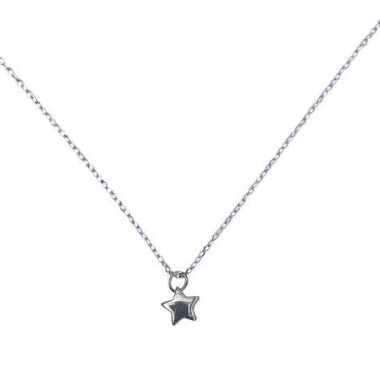 Mini Silver Star Necklace - Accessories - dalia + jade 