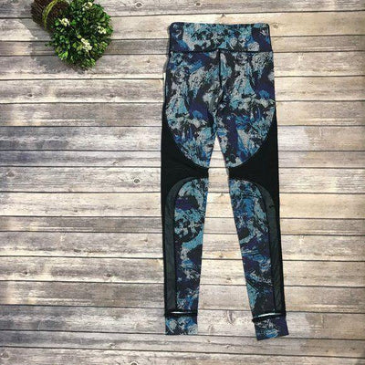 MONO B Blue Stirrup Yoga Leggings - AP1667 - yoga leggings - dalia + jade 